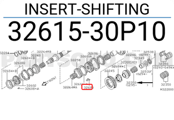 Nissan 3261530P10 INSERT-SHIFTING
