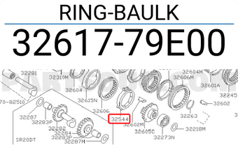 Nissan 3261779E00 RING-BAULK