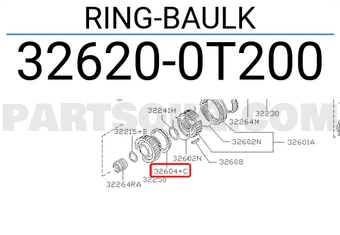 Nissan 326200T200 RING-BAULK