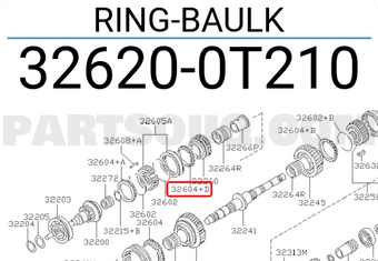 Nissan 326200T210 RING-BAULK
