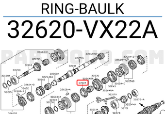 Nissan 32620VX22A RING-BAULK