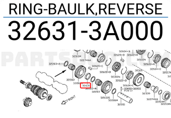 Nissan 326313A000 RING-BAULK,REVERSE