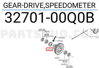 Nissan 3270100Q0B GEAR-DRIVE,SPEEDOMETER