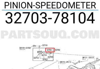 Nissan 3270378104 PINION-SPEEDOMETER
