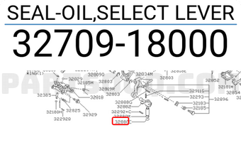 Nissan 3270918000 SEAL-OIL,SELECT LEVER
