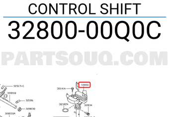 Nissan 3280000Q0C CONTROL SHIFT