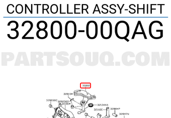 Nissan 3280000QAG CONTROLLER ASSY-SHIFT