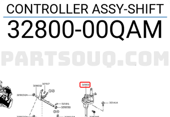 Nissan 3280000QAM CONTROLLER ASSY-SHIFT