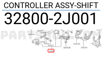 Nissan 328002J001 CONTROLLER ASSY-SHIFT