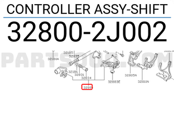 Nissan 328002J002 CONTROLLER ASSY-SHIFT