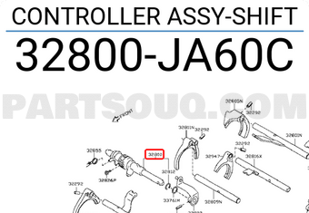 Nissan 32800JA60C CONTROLLER ASSY-SHIFT