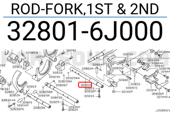 Nissan 328016J000 ROD-FORK,1ST & 2ND