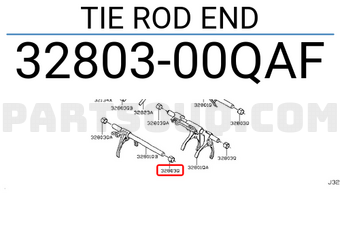 Nissan 3280300QAF TIE ROD END