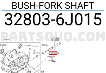 Nissan 328036J015 BUSH-FORK SHAFT