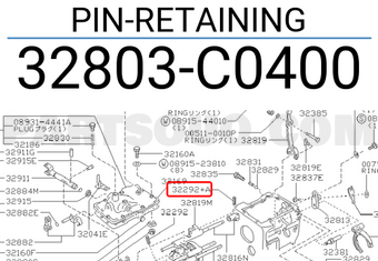 Nissan 32803C0400 PIN-RETAINING