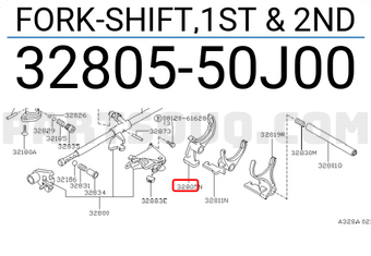 Nissan 3280550J00 FORK-SHIFT,1ST & 2ND