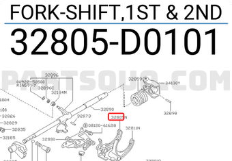 Nissan 32805D0101 FORK-SHIFT,1ST & 2ND