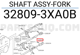 Nissan 328093XA0B SHAFT ASSY-FORK