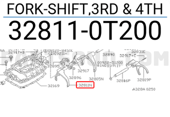 Nissan 328110T200 FORK-SHIFT,3RD & 4TH