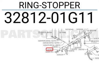 Nissan 3281201G11 RING-STOPPER