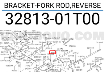 Nissan 3281301T00 BRACKET-FORK ROD,REVERSE