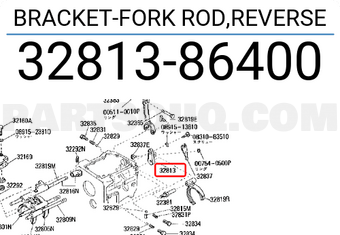 Nissan 3281386400 BRACKET-FORK ROD,REVERSE