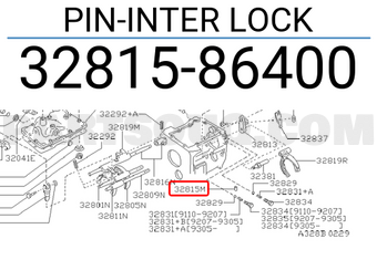 Nissan 3281586400 PIN-INTER LOCK