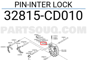 Nissan 32815CD010 PIN-INTER LOCK