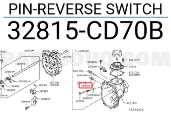 Nissan 32815CD70B PIN-REVERSE SWITCH