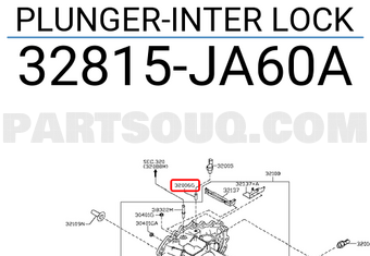 Nissan 32815JA60A PLUNGER-INTER LOCK