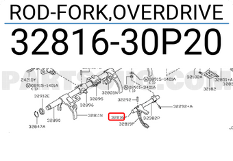 Nissan 3281630P20 ROD-FORK,OVERDRIVE
