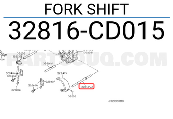 Nissan 32816CD015 FORK SHIFT