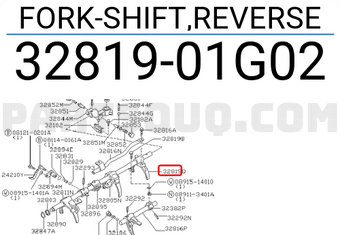 Nissan 3281901G02 FORK-SHIFT,REVERSE