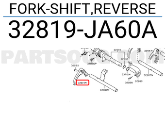 Nissan 32819JA60A FORK-SHIFT,REVERSE