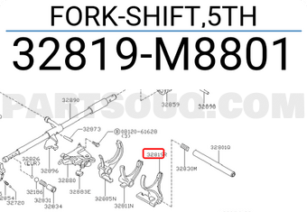Nissan 32819M8801 FORK-SHIFT,5TH