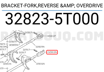Nissan 328235T000 BRACKET-FORK,REVERSE & OVERDRIVE