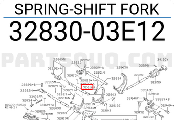 Nissan 3283003E12 SPRING-SHIFT FORK