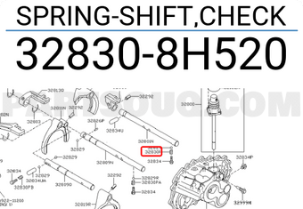 Nissan 328308H520 SPRING-SHIFT,CHECK