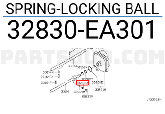 Nissan 32830EA301 SPRING-LOCKING BALL