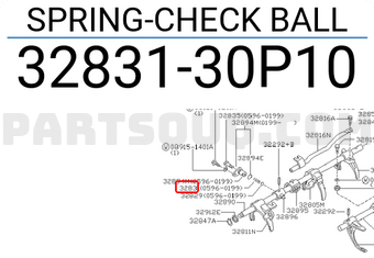 Nissan 3283130P10 SPRING-CHECK BALL