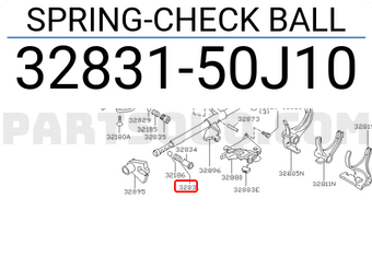 Nissan 3283150J10 SPRING-CHECK BALL