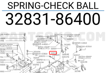 Nissan 3283186400 SPRING-CHECK BALL