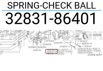 Nissan 3283186401 SPRING-CHECK BALL