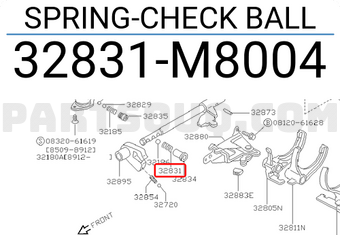 Nissan 32831M8004 SPRING-CHECK BALL