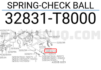 Nissan 32831T8000 SPRING-CHECK BALL