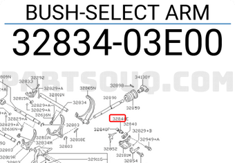 Nissan 3283403E00 BUSH-SELECT ARM