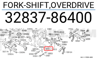 Nissan 3283786400 FORK-SHIFT,OVERDRIVE