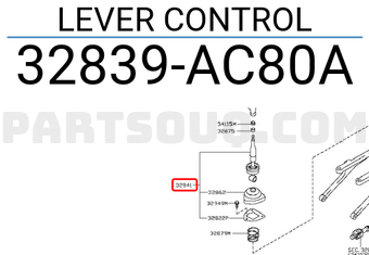 Nissan 32839AC80A LEVER CONTROL