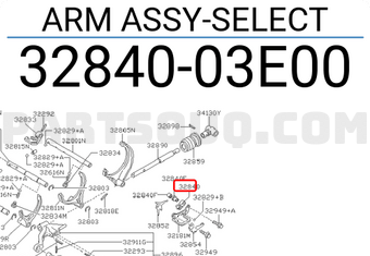 Nissan 3284003E00 ARM ASSY-SELECT