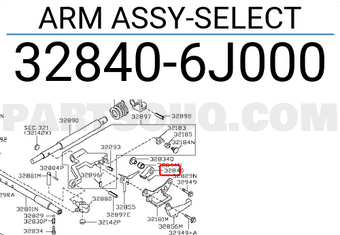 Nissan 328406J000 ARM ASSY-SELECT